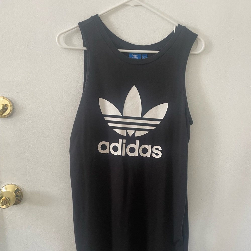 Adidas Cotton Mini Dress, loose fitting
